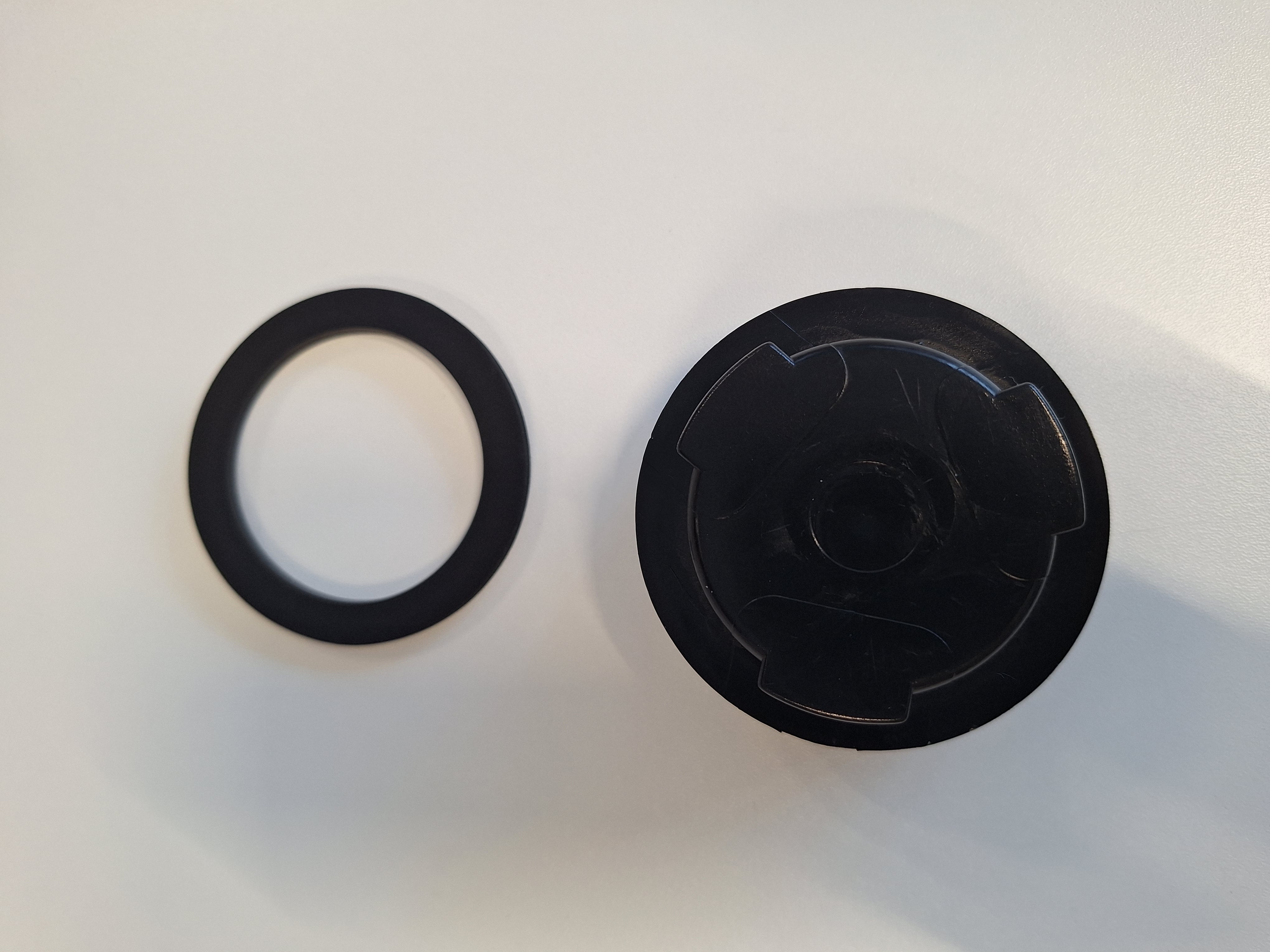 Wateraftapdop + ring